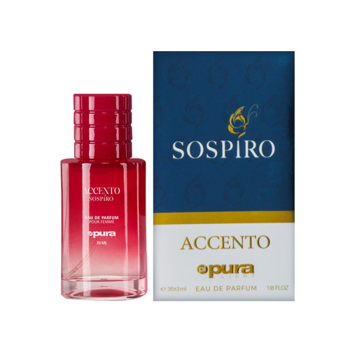 عطر زنانه پورا رایحه Accento Sospiro Perfumes حجم 35 میل