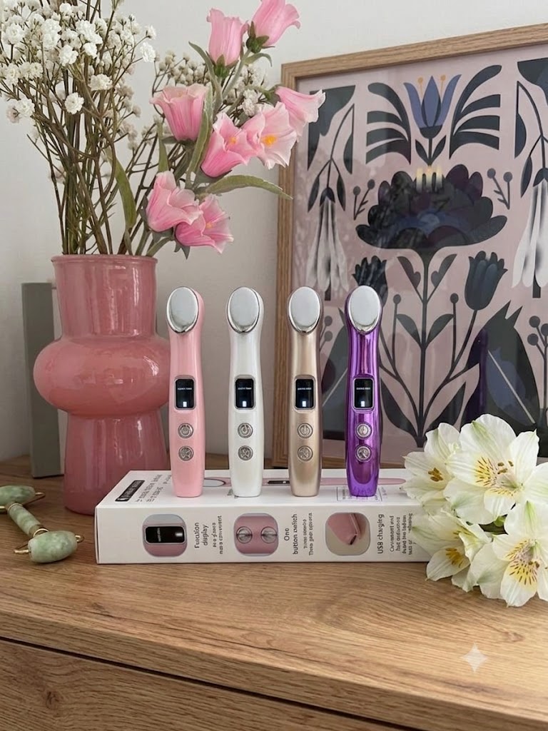 ماساژور زیر چشم EMS الکتریکی Electric Eye Massager با گرمایش و میکروجریان