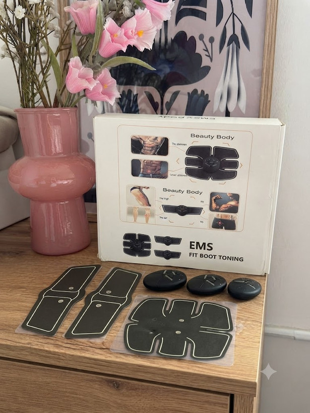 دستگاه عضله ساز بازو و سیکس پک EMS اورجینال Mobile-Gym (مجموعه ۳ عددی)