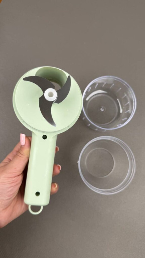 خردکن شارژی چندکاره Food Chopper خردکن اسلایسر و برس شستشو