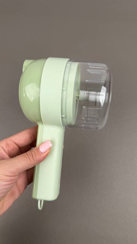 خردکن شارژی چندکاره Food Chopper خردکن اسلایسر و برس شستشو