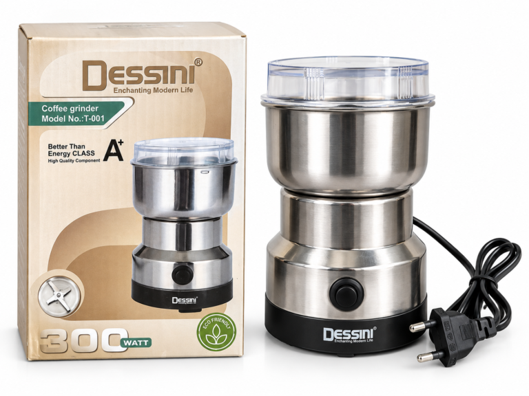 مینی آسیاب دسینی مدل T-001 آسیاب قهوه 300 وات استیل