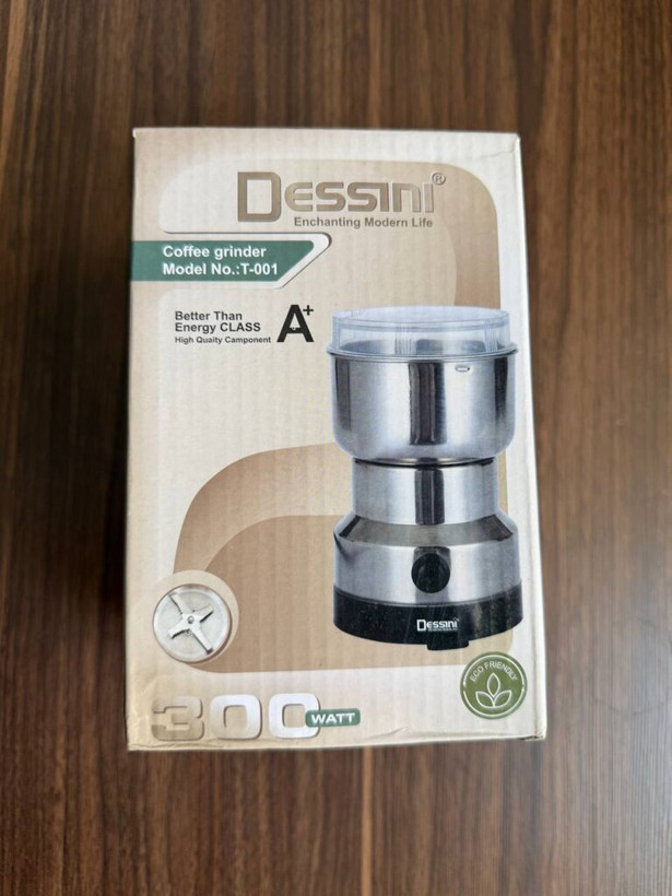 مینی آسیاب دسینی مدل T-001 آسیاب قهوه 300 وات استیل