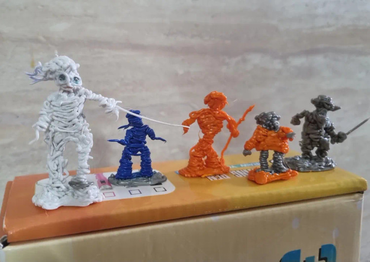 قلم طراحی سه بعدی 3D PEN-2 اورجینال نمایشگر دار با تنظیم سرعت و فیلامنت PLA و ABS